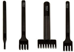 Tandy Leather Set 4 dalti perforare pielarie, 3.2mm Tandy Leather (HOB 88040) Dalta
