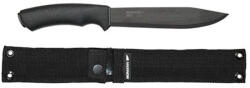 Morakniv Suedia Cutit de supravietuire Pathfinder BlackBlade (C) cu lama lunga 170 mm, Otel Carbon C100S, acoperireDLC, Morakniv (12355)