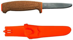 Morakniv Suedia Cutit Morakniv flotabil zimtat pentru pescuit si activitati nautice, varf de siguranta, teaca inclusa portocalie Hi-Vis, (13131)