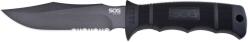SOG KNIVES Cutit tactic SOG SEAL Pup, lama partial zimtata, teaca nylon balistic, otel AUS-8, lama 123 mm (M37-N)