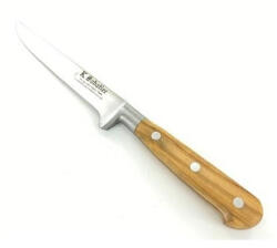 Sabatier CARBDES13OL Cutit dezosare, olive, lungime 13cm, maner din lemn de maslin, Sabatier Au Carbone (CARBDES13OL)