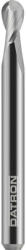 Datron Freza cu varf rotund, Datron 00684010, Alcrona, raza 0.25, 0.5x3.0mm (00684010)
