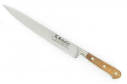 Sabatier AOTL20OLIVIER Cutit de feliat, olive, lungime 20cm, otel carbon, maner din lemn de maslin, Sabatier Au Carbone (AOTL20OLIVIER)