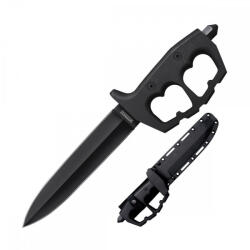 Cold Steel Cutit tactic Cold Steel Chaos Double Edge CS-80NTP cu lama din otel carbon SK-5 si teaca Secure-Ex (CS-80NTP)
