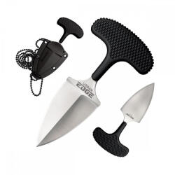 Cold Steel Cutit Cold Steel Urban Edge AUS8A Push Dagger (Plain / 50-50 / Double Serrated) (Tip lama: Lama dreapta) (CS-43XL)