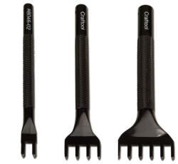 Tandy Leather Set 3 dalti perforare pielarie, 4 mm Tandy Leather (HOB 88046) Dalta