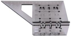 Shinwa 32723 Echer de precizie 3D din policarbonat pentru tamplarie 45/ 90 de grade, Shinwa (32723) Vinclu