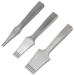 WUTA LEATHER Set 3 dalti pielarie tip frantuzesc normale WUTA 3mm (S3DFNW3) Dalta