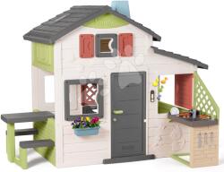 Smoby Căsuță cu bucătărie și uși solide Friends House Life Smoby extensibil (SM810250-D) Casuta pentru copii