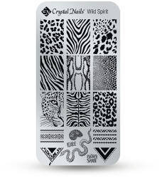 Crystalnails Egyedi Crystal Nails Körömnyomda lemez - Wild Spirit