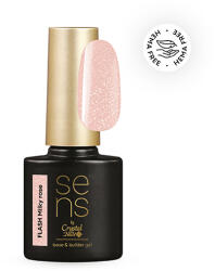 Crystal Nails SENS FLASH Hema Free Base gel - Milky Rose 10 ml TF