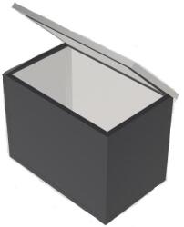 Aseko Pool Technology Box Alu - Whirlpool, antracit színű - technológia nélküli, üres