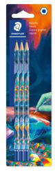 STAEDTLER Grafitceruza készlet, HB, hatszögletű, STAEDTLER 170 BK3-1, Multiverzum (TS170BK3E21) - officemarket