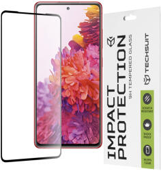 Techsuit - 111D Teljes Borítású / Teljes Ragasztású Üveg - Samsung Galaxy S20 FE 4G / S20 FE 5G - Fekete