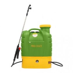 Procraft Prokraft AS-16 Akkumulátoros permetező/szivattyú vállpántal , többféle permetezési mód, 16 L , 5, 5 bar (KRA109)
