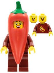 LEGO® Minifigurák Chili jelmezes rajongó - kiegészítő nélkül col387 (col387)