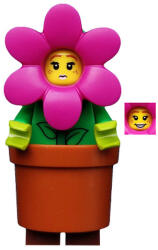 LEGO® Minifigurák Virágcserép jelmezes lány - kiegészítő nélkül col325 (col325)