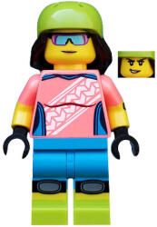 LEGO® Minifigurák Hegyi kerékpáros - kiegészítő nélkül col357 (col357)