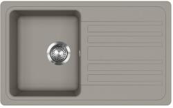 Evido Home 45S gránit mosogató 765x460mm platina 442065