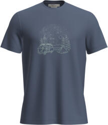 Icebreaker M Mer 150 Tech Lite III SS Tee Van Camp férfi funkcionális póló XL / kék/szürke