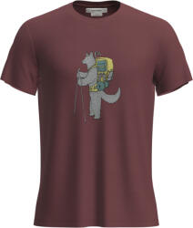 Icebreaker M Mer Core SS Tee Tech Head férfi funkcionális póló XXL / piros