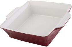 Lamart LT9202 Casa Négyzet alakú Sütőtál 2, 6L - Piros / Fehér (LT9202)