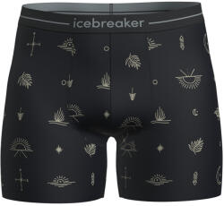Icebreaker M Mer 150 Anatomica Boxers Explore More férfi boxer M / fekete/bézs