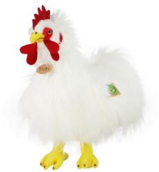 Rappa Cocoș de pluș alb în picioare 33 cm ECO-FRIENDLY (RP211230)