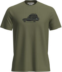 Icebreaker M Mer 150 Tech Lite SS Tee Cosy Camper férfi funkcionális póló XXL / fekete