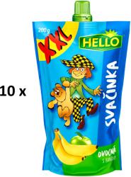  Hello gyümölcsös snack XXL banánnal 10 x 200 g