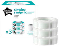 Tommee Tippee 3 db-os utántöltő Sangenic Simplee 5010415703354 (5010415703354)