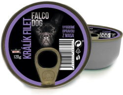 FALCO Dog konzerv kutyáknak, nyúlfilé 8x120 g