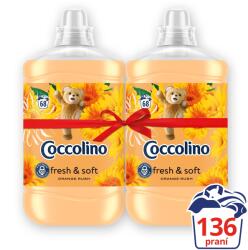 Coccolino Orange rush öblítő, 2×1, 7l, 136 mosási adag, narancs illat