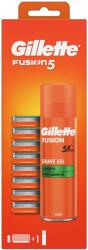 Gillette Fusion5 cserélhető pengék borotvához x 8 200ml gél (7702018610389)