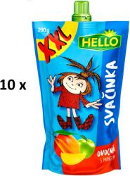 Hello Gyümölcsös snack XXL mangóval 10 x 200 g