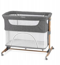 MoMi Utazóágy, szürke-ezüst, 4in1, matraccal, szúnyoghálóval (ŁÓŻE00002)