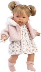 Llorens 38356 Joelle realisztikus játékbaba hangokkal és puha szövet (4-38356)