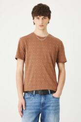 Medicine t-shirt barna, férfi, mintás - barna L - answear - 3 890 Ft