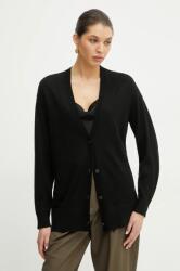 Armani Exchange gyapjú kardigán fekete, női, könnyű, XW000122 AF11956 - fekete M