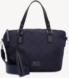 Tamaris Lisa sötétkék közepes zippes shopper divattáska 32387-500