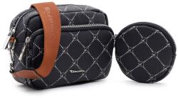 Tamaris Anastasia Classic sötétkék-konyak két részes, pénztartós kis divattáska 31172-500 - taskaweb