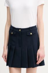Tommy Hilfiger szoknya sötétkék, mini, harang alakú, WW0WW44731 - sötétkék 34