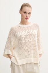 Moschino Jeans pulóver könnyű, női, bézs, 0904 3701 - bézs M