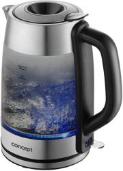Concept Elektromos vízforraló Concept RK4095 2200 W 1, 7 l ezüst/szürke (8595631065761)