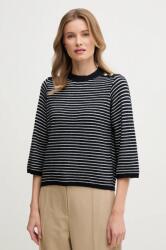 Barbour pamut pulóver Macy könnyű, női, sötétkék, LKN1498NY99 - sötétkék 40