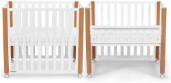 Kinderkraft Koya kiságy, 4in1, 120x60cm, bükk és fenyő, fehér (KFKOYA00WHT0000)