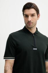 Giorgio Armani poló zöld, férfi, nyomott mintás, XM000221 AF10366 - zöld XL