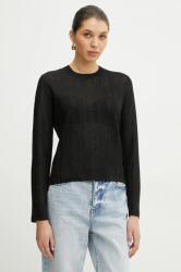 Giorgio Armani pulóver könnyű, női, fekete, XW000114 AF11957 - fekete L