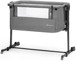 Kinderkraft Neste Grow kiságy, szürke, 3 az 1-ben, matrac, 85cm-ig (5902533918461)