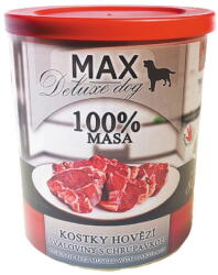 FALCO Max deluxe konzerv kutyáknak marhahúsos izomkockák porccal 6x400g
